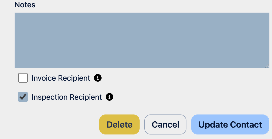 notify inspections checkbox