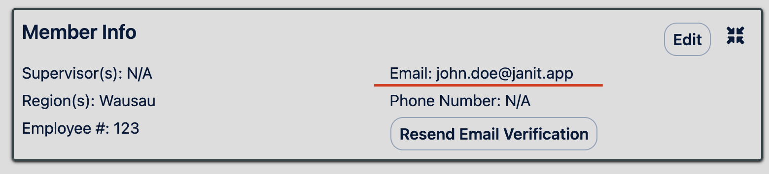 Member Email